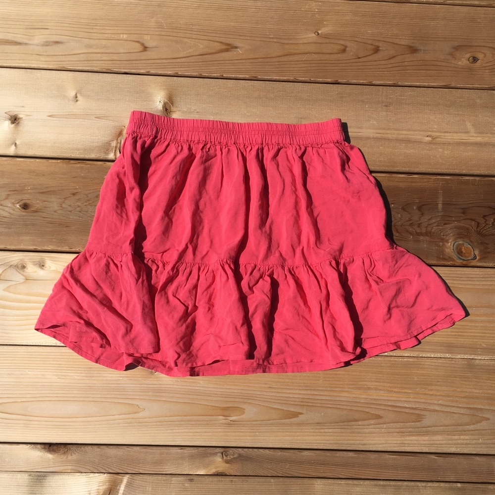 Aeropostale coral orange skirt